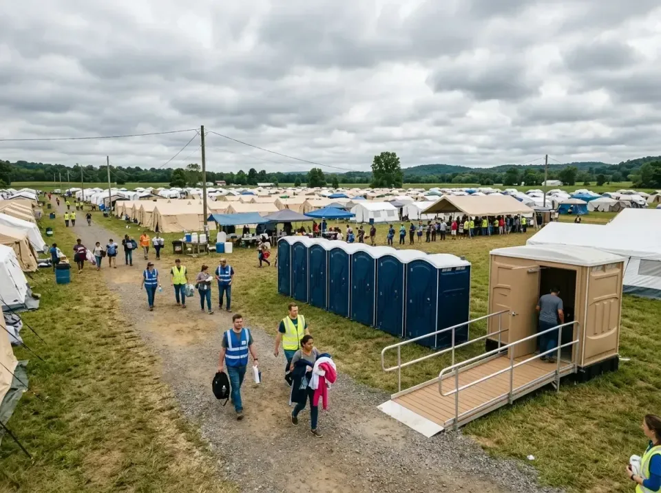 disaster-relief-camp-restrooms-010 — frequently asked questions, Dumpster & Portable Bathrooms Rental in Savanna, IL